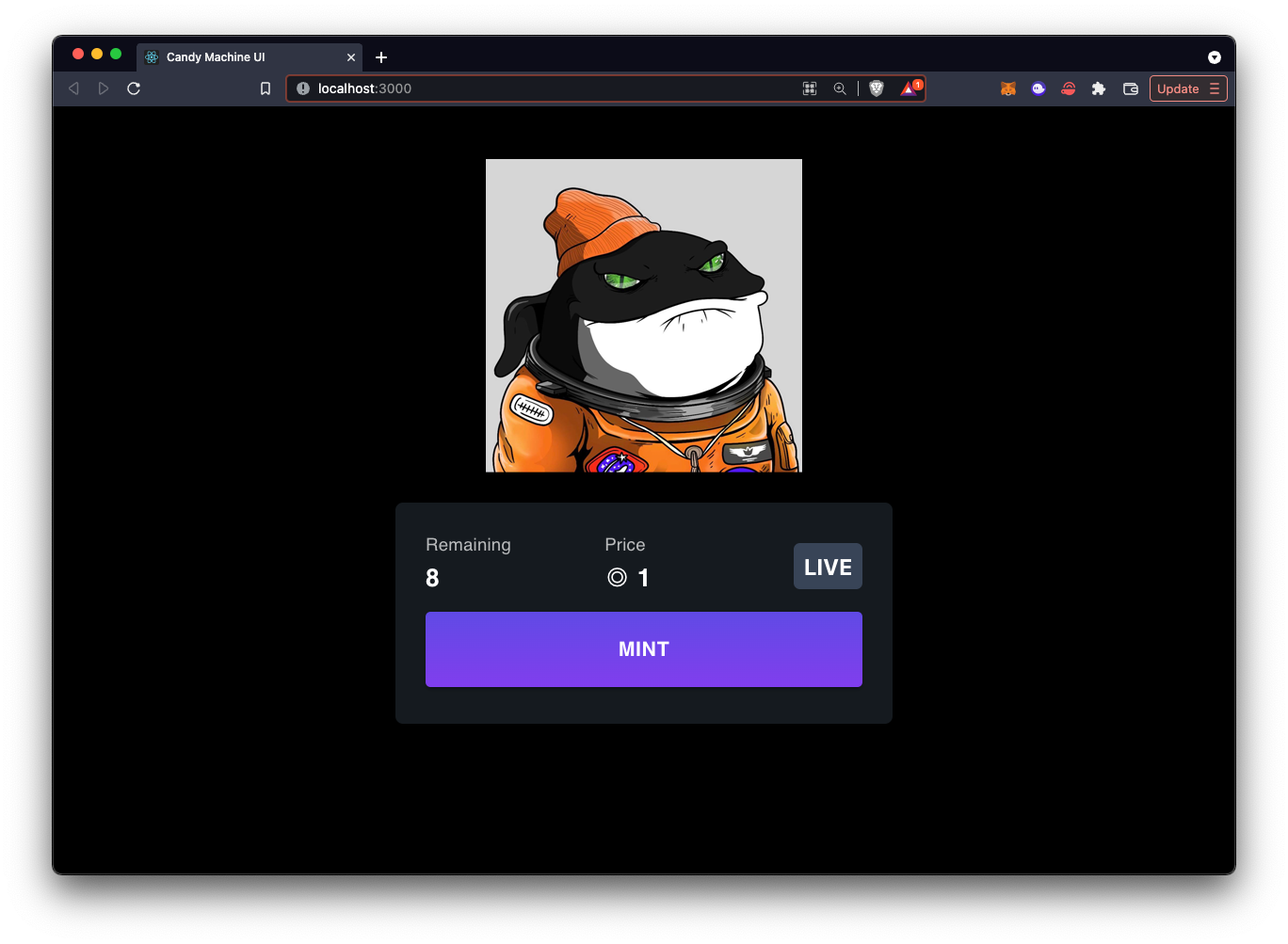 Create a Solana NFT Mint Page in React | by Casey Charlesworth | Medium