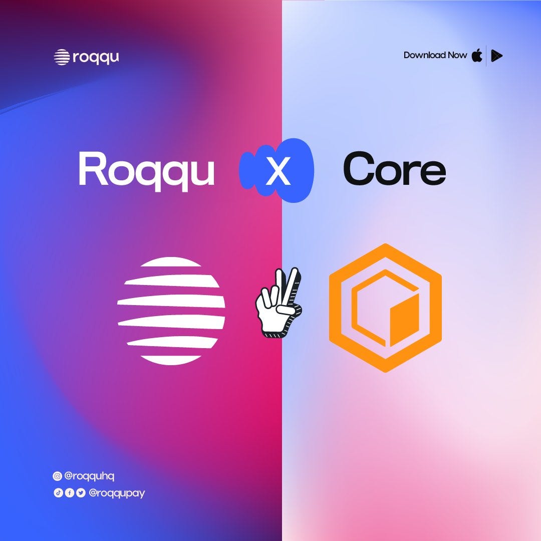 Official Launch Statement: Roqqu x Core Airdrop Partnership | by Roqqu Pay  | Medium