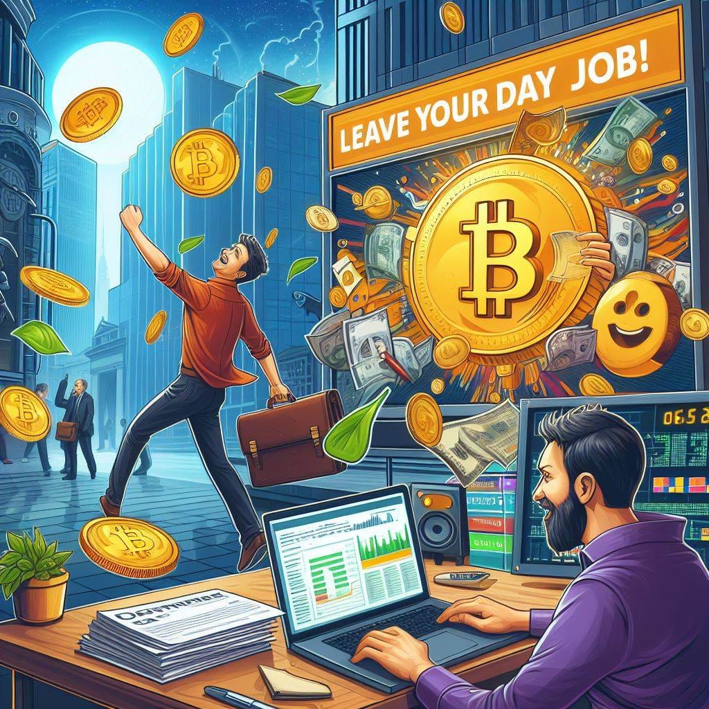 Go Full Time Crypto & Leave Your Day Job NOW! | by Smid | Medium