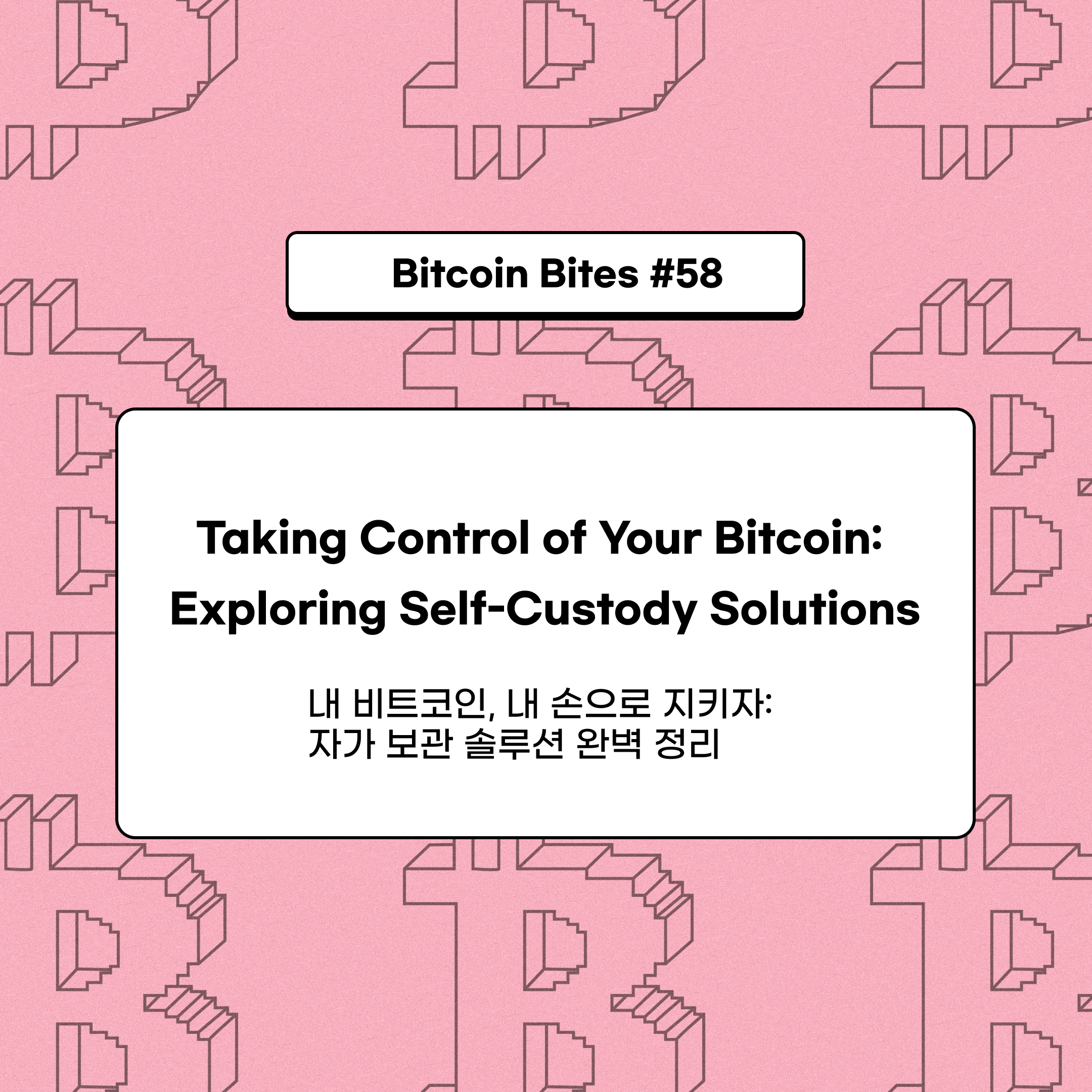 내 비트코인, 내 손으로 지키자: 자가 보관 솔루션 완벽 정리 | by CoinEasy | Medium
