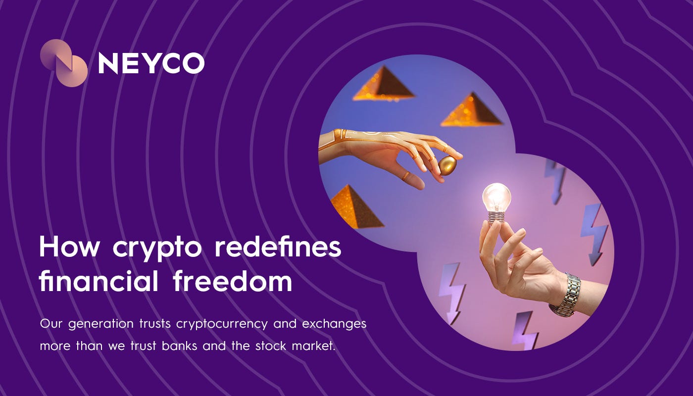 How crypto redefines financial freedom for millennials | by NEYCO | NEYCO |  Medium