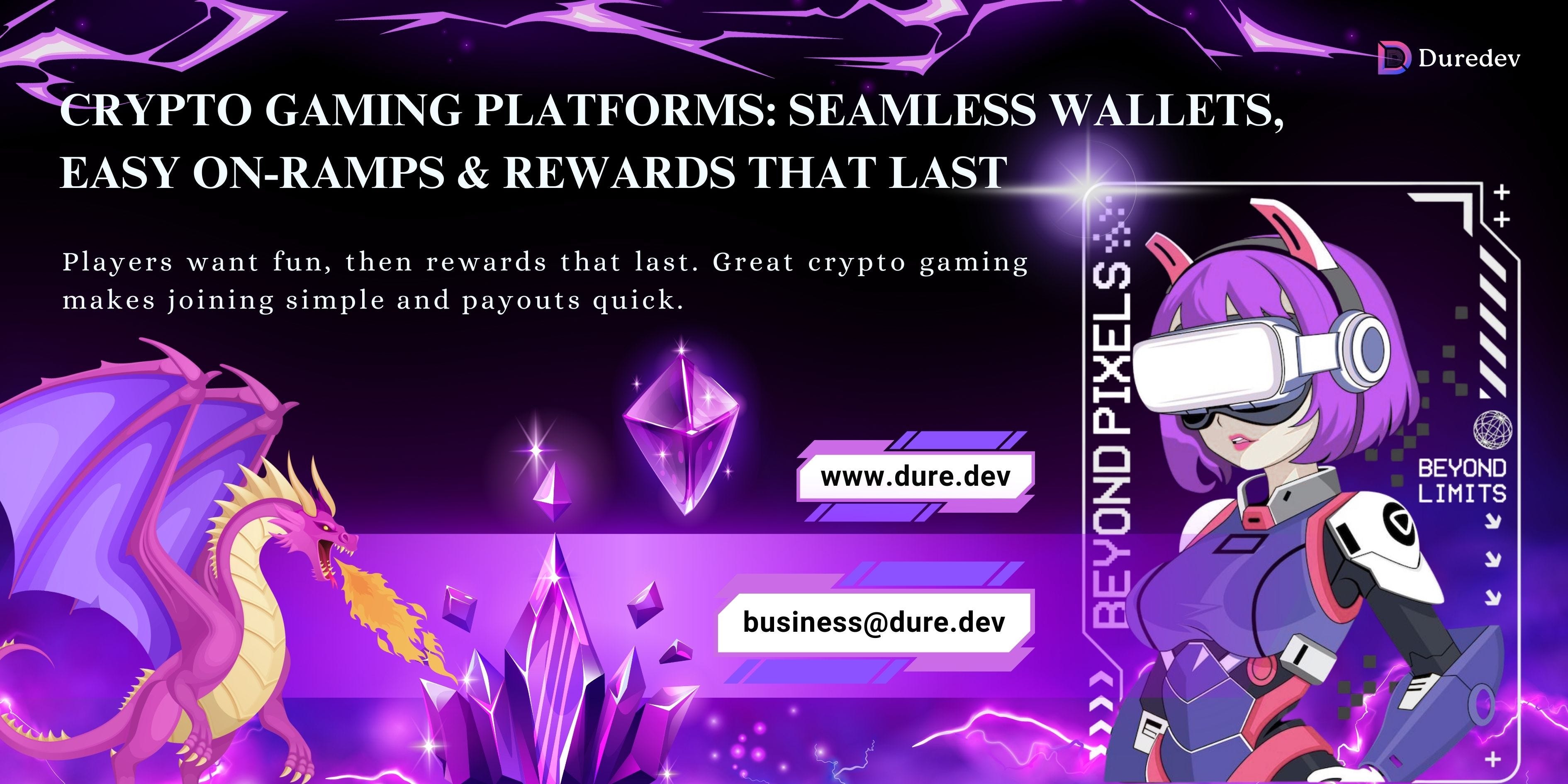 🎮 Crypto Gaming Platforms — Wallet UX, On-Ramps, Rewards That Hold Up | by  Duredev | Coinmonks | Medium