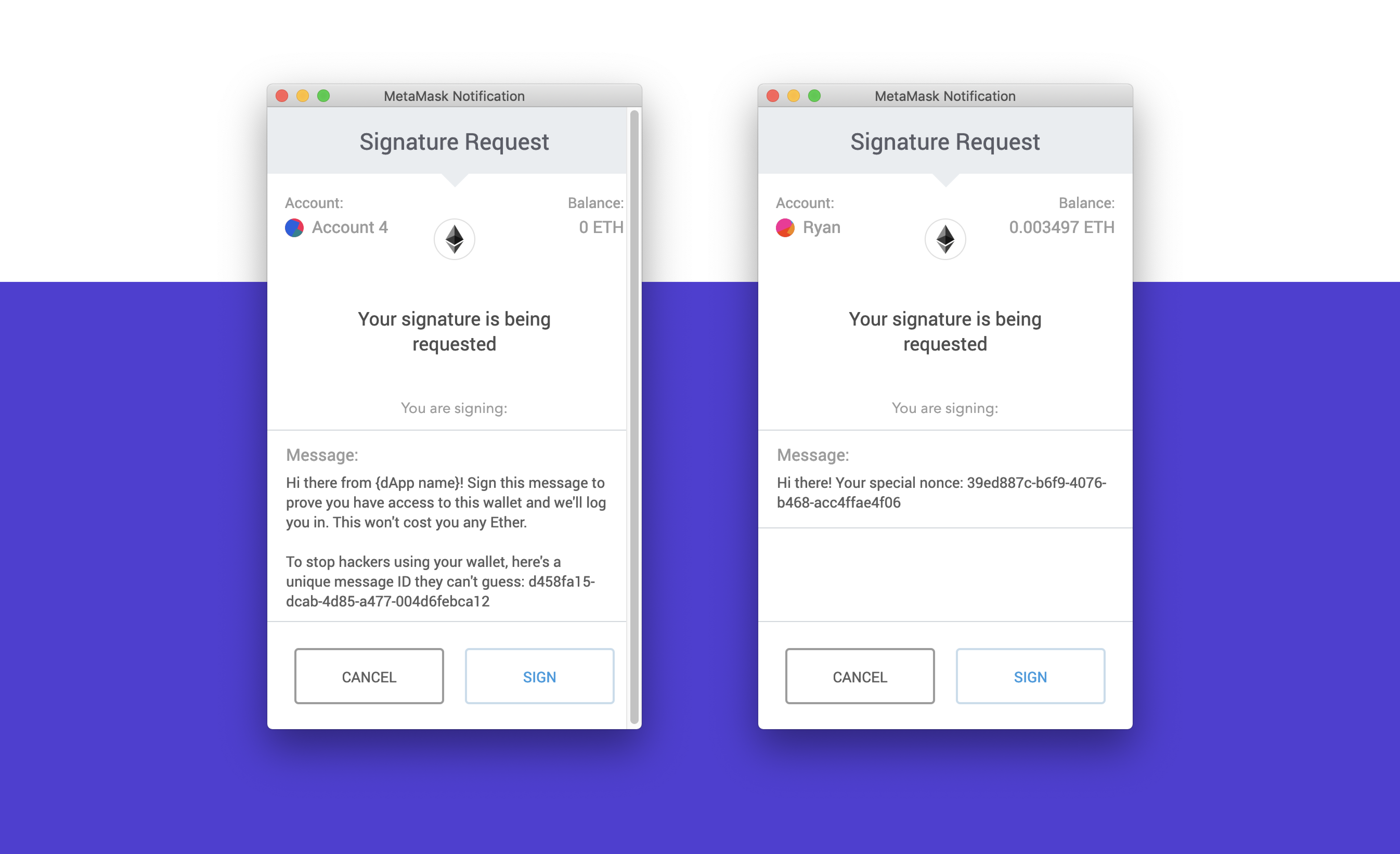 Writing for blockchain: wallet signature request messages | by Ryan Cordell  | HackerNoon.com | Medium