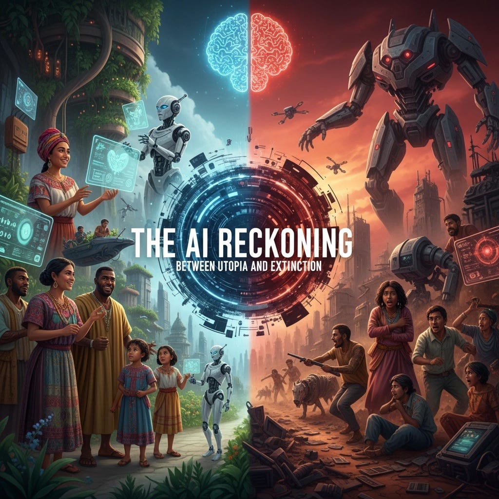 The AI Reckoning: Between Utopia and Extinction | by Monroe Rodriguez | Artificial  Intelligence in Plain English