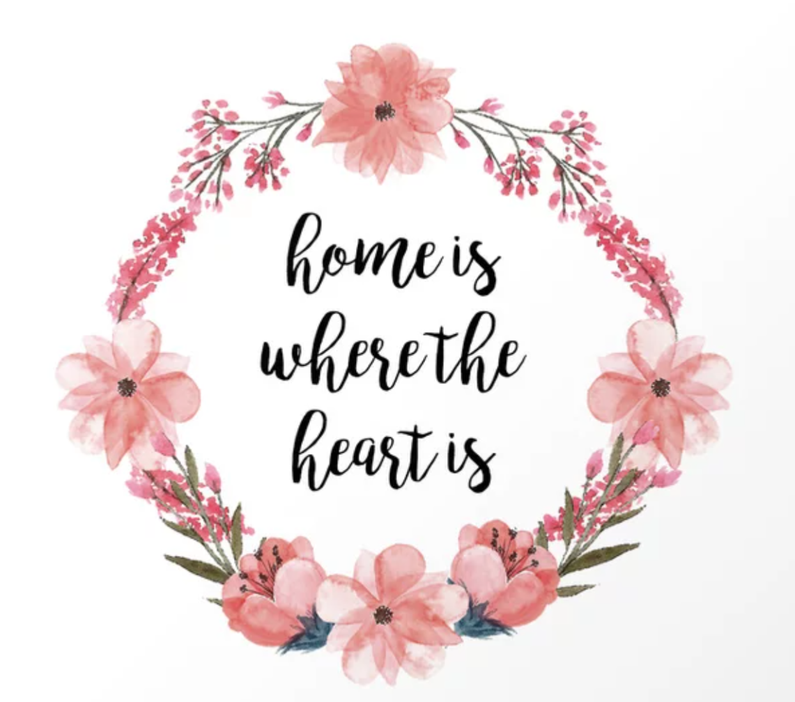 Home Is Where The Heart Is. But where is my heart? | by Allison Cecile |  Weeds \u0026 Wildflowers | Medium, image size:1141x1008