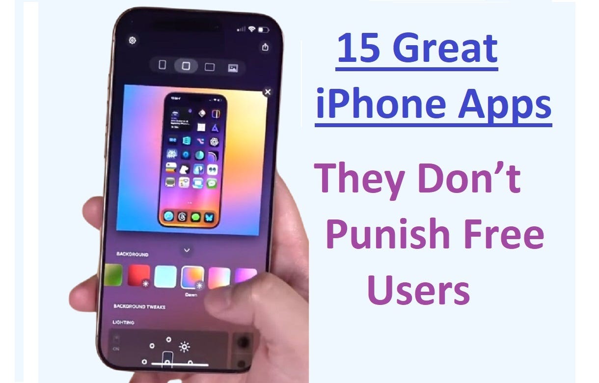 15 iPhone Apps That Don't Punish Free Users | by Zeeshan Saghir