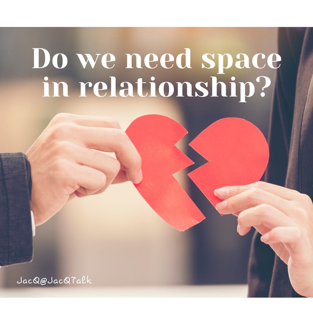Do We Need Space in Relationship? | by Jacqueline Yeung | Medium, image size:1080x1080