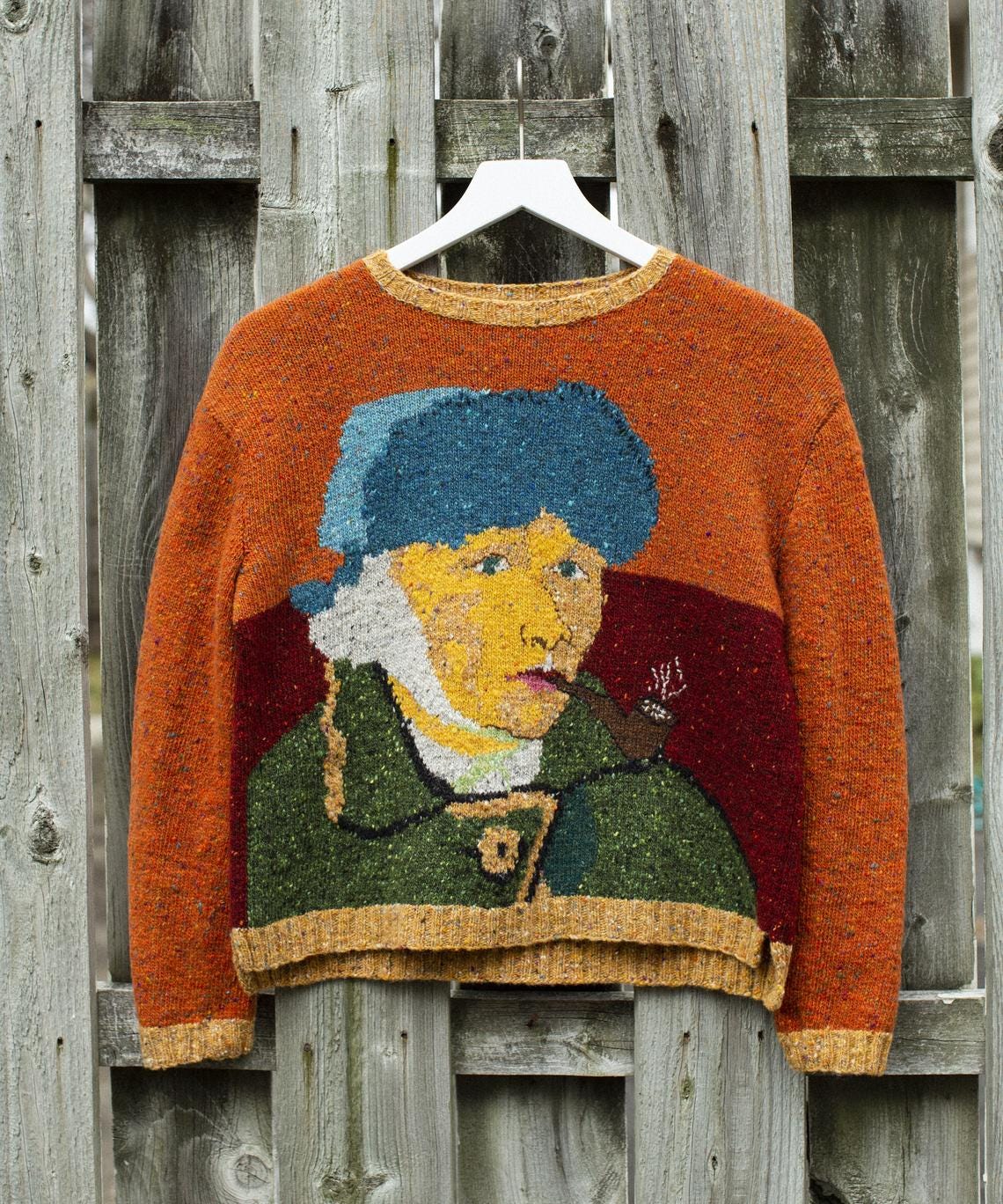 トップス KotaGushiken portrait of Mr.vincent knit トップス KotaGushiken portrait of Mr.vincent knit kota gushiken