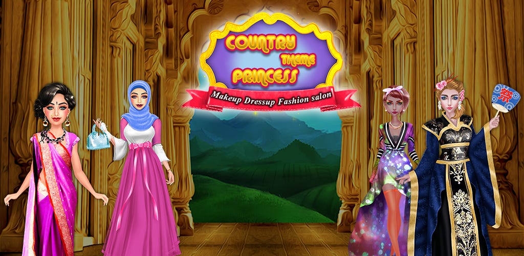 open lace back dress 3-in-1 Dress Up Game Set: Princess Fantasy Makeup – mideerart main image 1