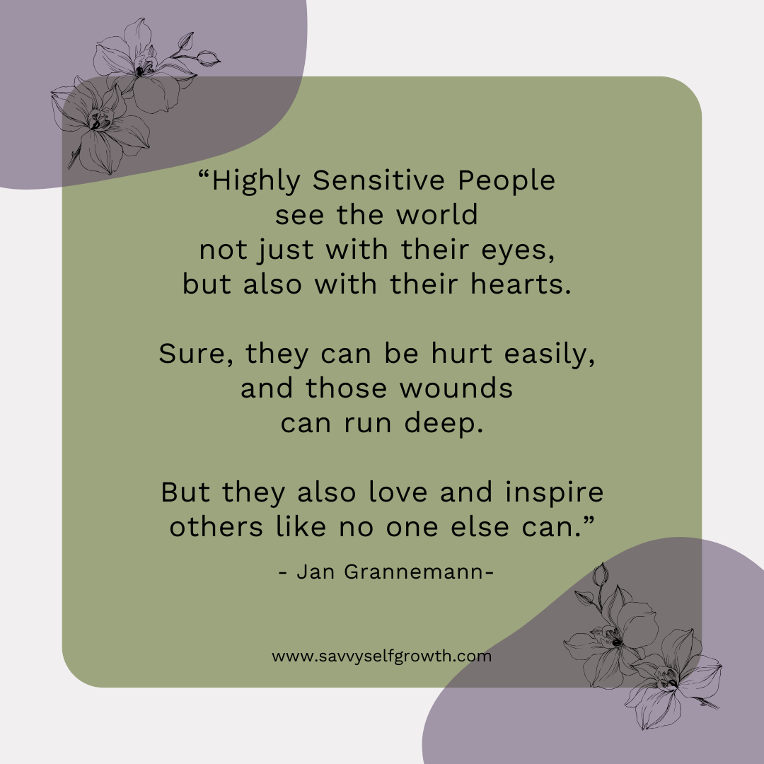 What is an HSP (Highly Sensitive Person) and Why I Talk about it | by  Liesel Teversham, HSP Introvert coach | Medium, image size:1080x1080