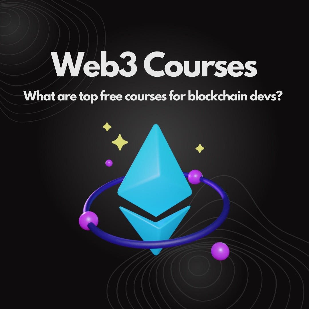Top 5 free web3 courses. Do you want to learn web3 from high… | by Kacper  Hernacki | Medium