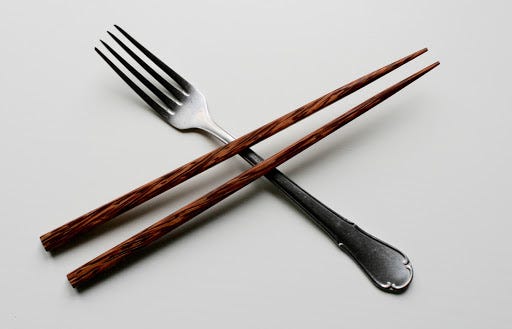 History and cultural context of Chopsticks vs. knife and fork