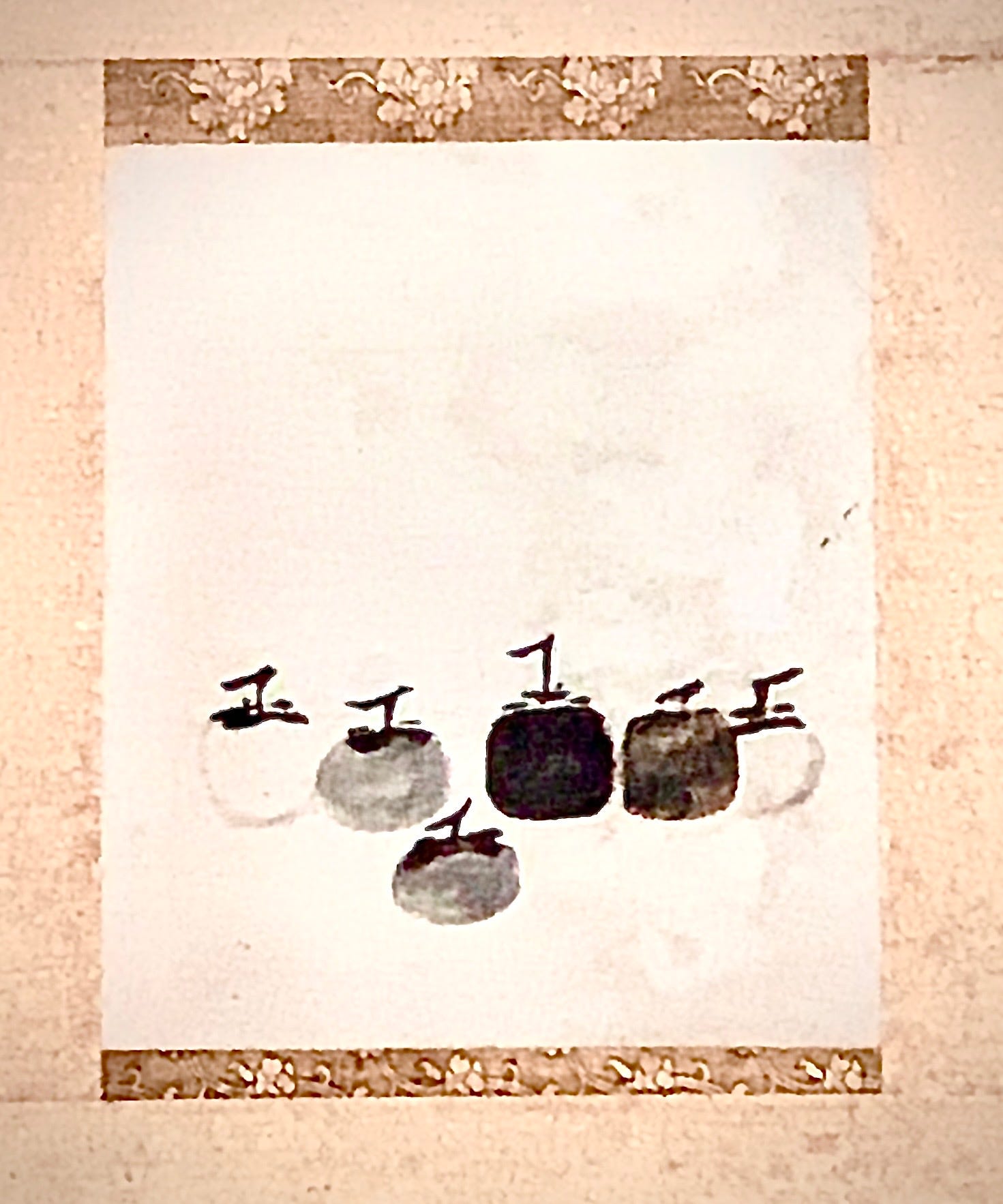 Six Persimmons” The Revolutionary painting by the Chan Monk Muxi