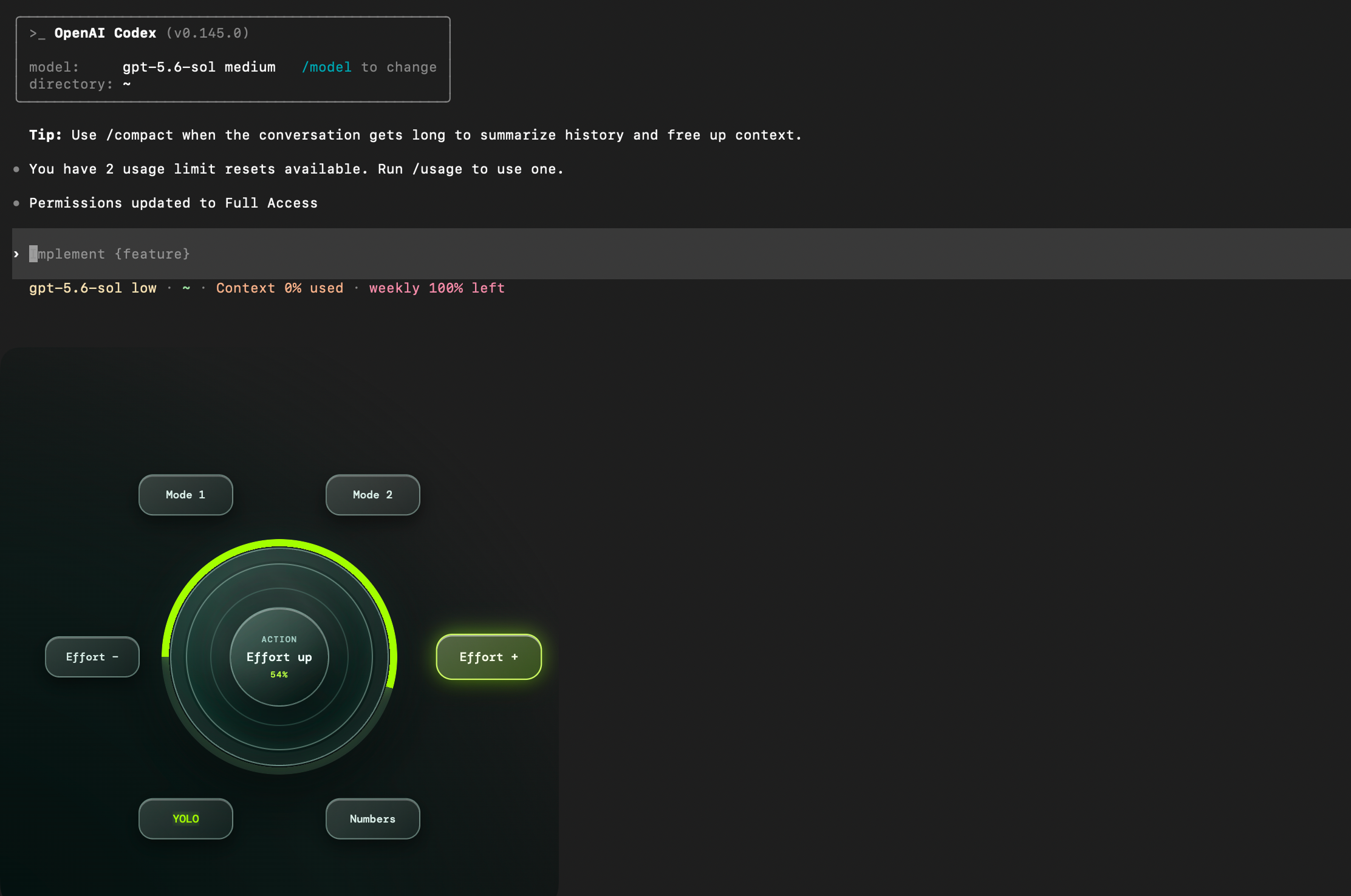 One of my experiments with alternative input methods to control AI interfaces.