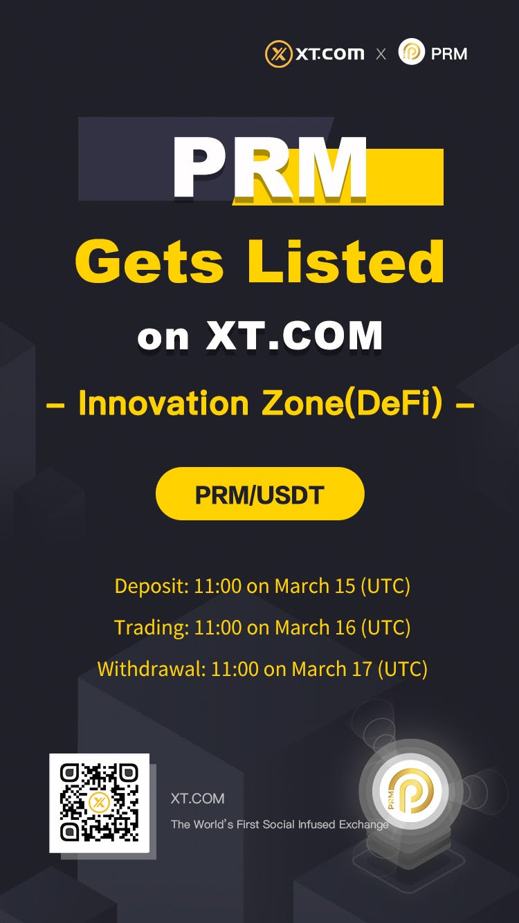 XT.COM Will List PRM(Primal) and Open Its Trading | by XT Exchange | Medium