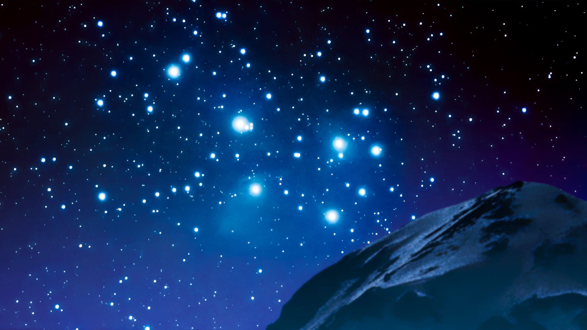 The Pleiades and the Peak. The DWARF II Telescopes' Astronomy and
