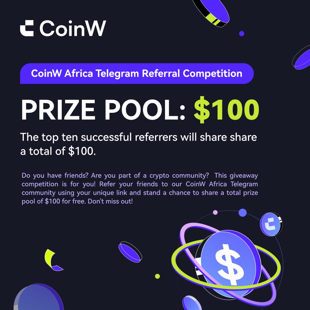 CoinW Africa Telegram Referral Competition| Invite & Share Real USDT | by  CoinWAfrica | Medium