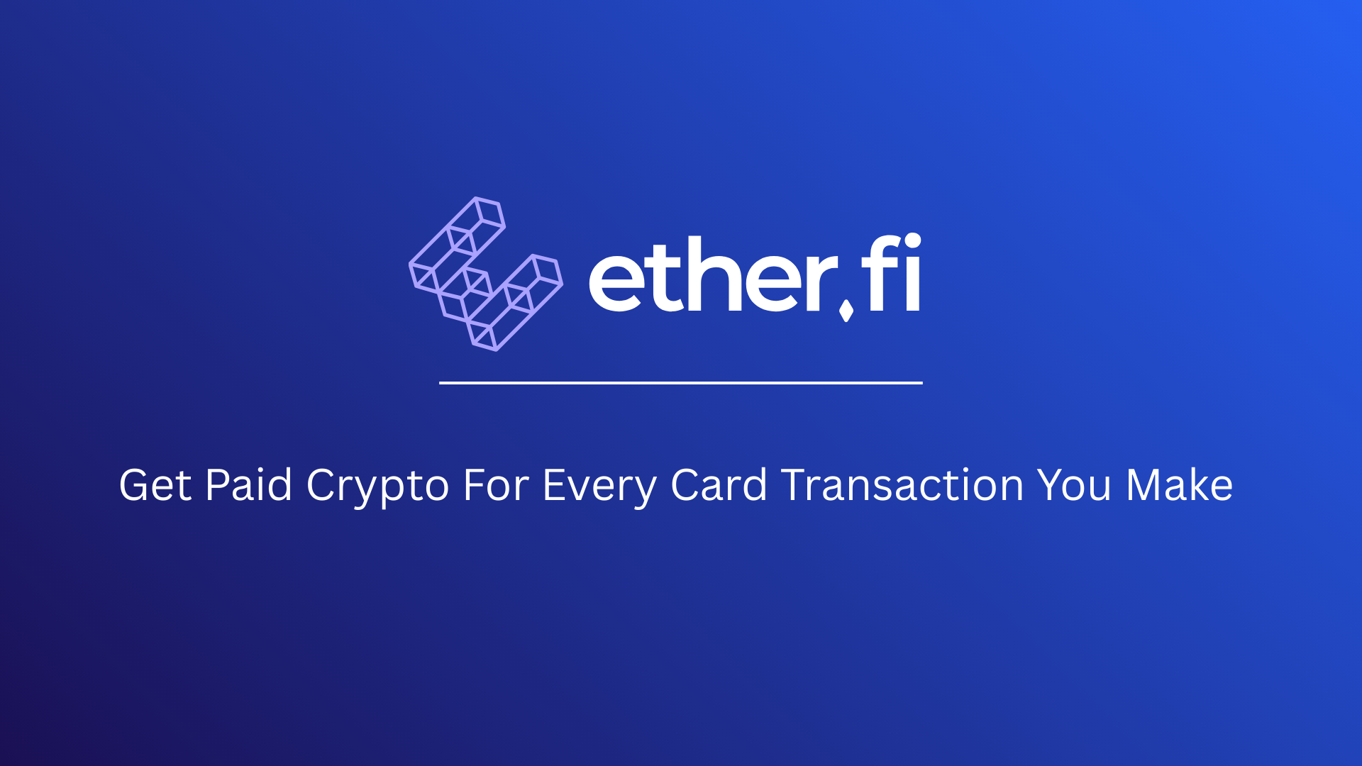 Get Paid Crypto For Card Purchases With Ether.fi | Everything Crypto