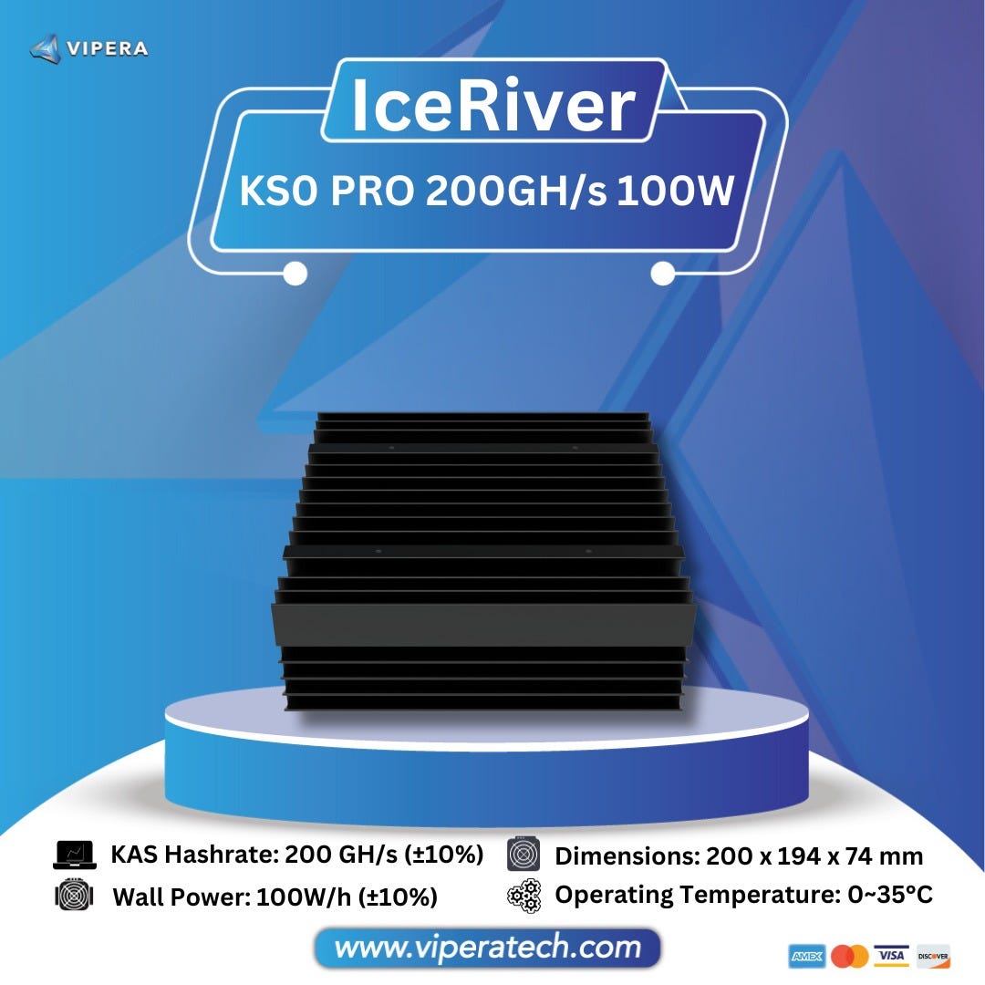 Iceriver KAS KS0 PRO ASIC Miner: Elevating the Kaspa ASIC Iceriver KAS KS0 PRO ASIC Miner: Elevating the Kaspa ASIC