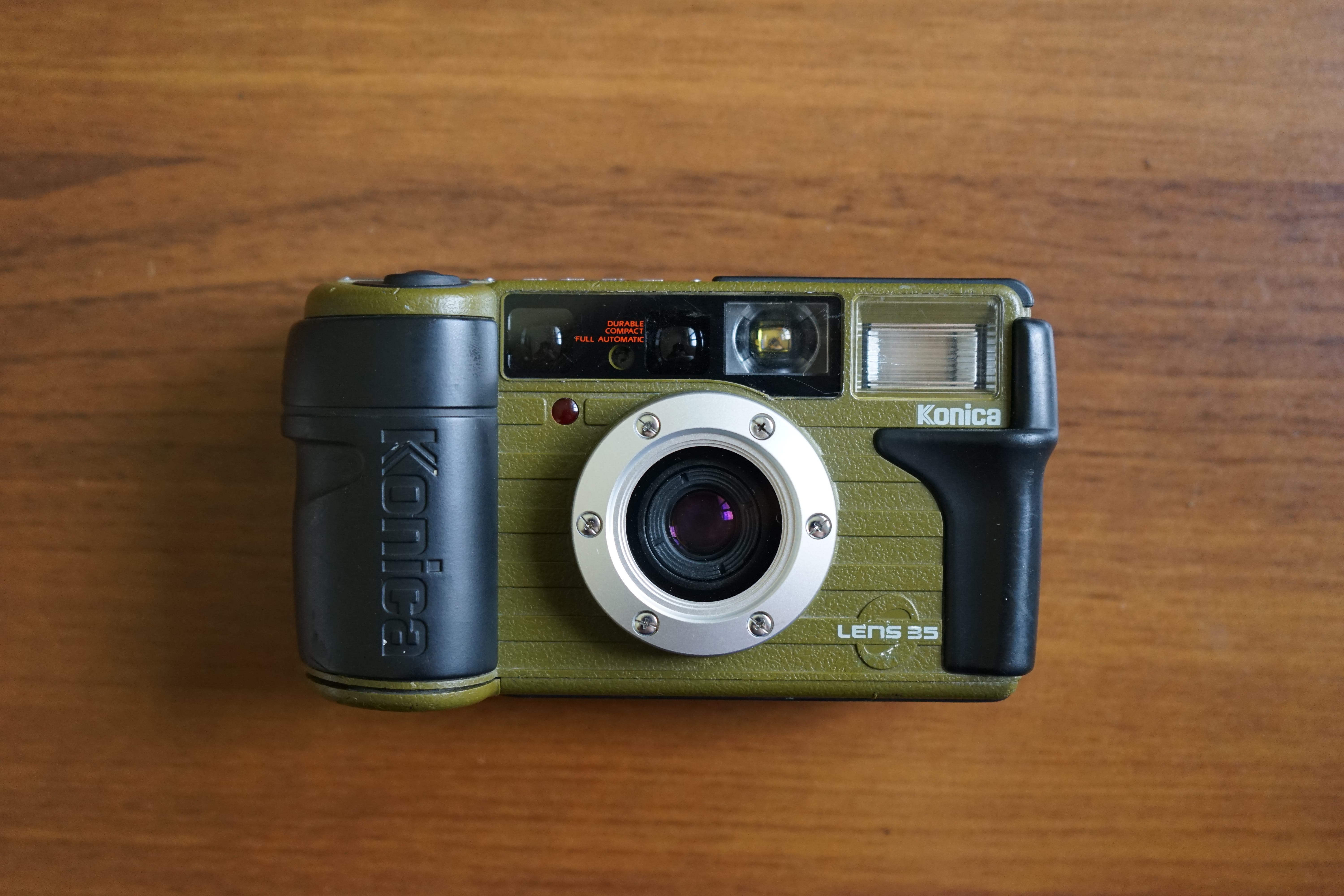 Konica現場監督 35 オリーブカラー 撮影・OH済み】Konica現場監督 35 希少なオリーブカラー 撮影・OH済み