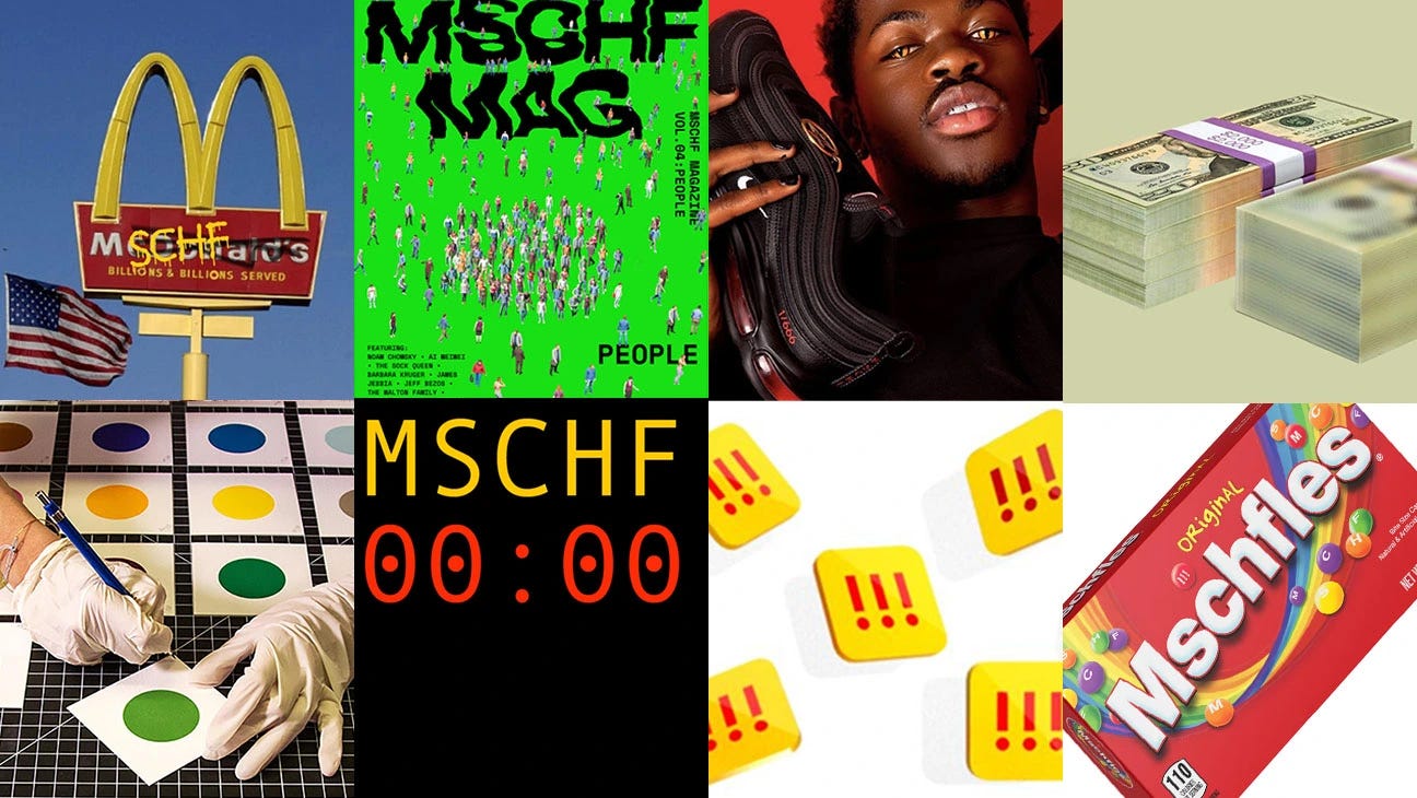 Word on the Street: How MSCHF Harnesses the Power of Word of Mouth to Build  a Brand | by native unit | Medium