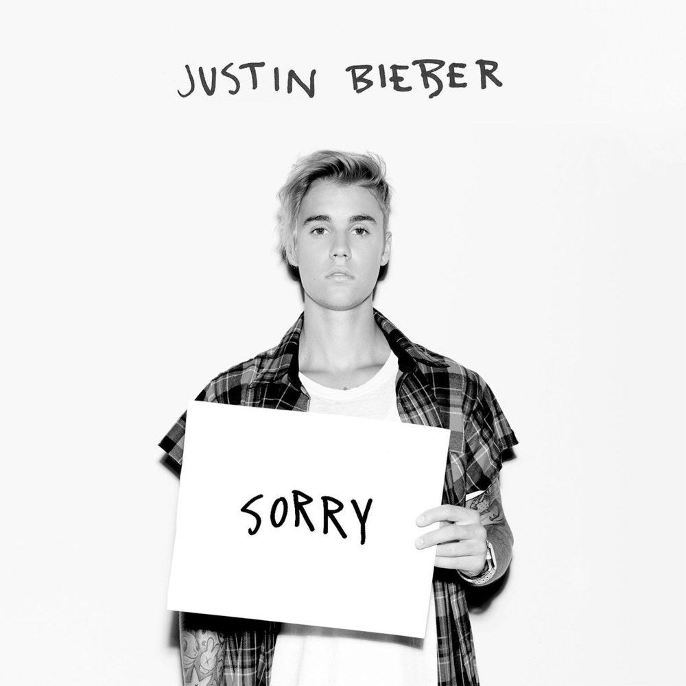 Justin Bieber レコード2LP中古　SORRY収録 Justin Bieber レコード2LP中古 SORRY収録 Justin Bieber changes