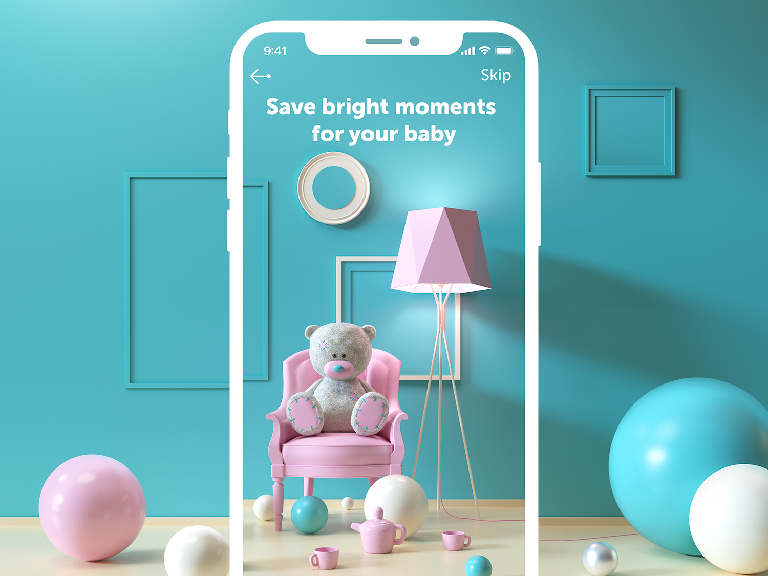 My baby app 3d animation