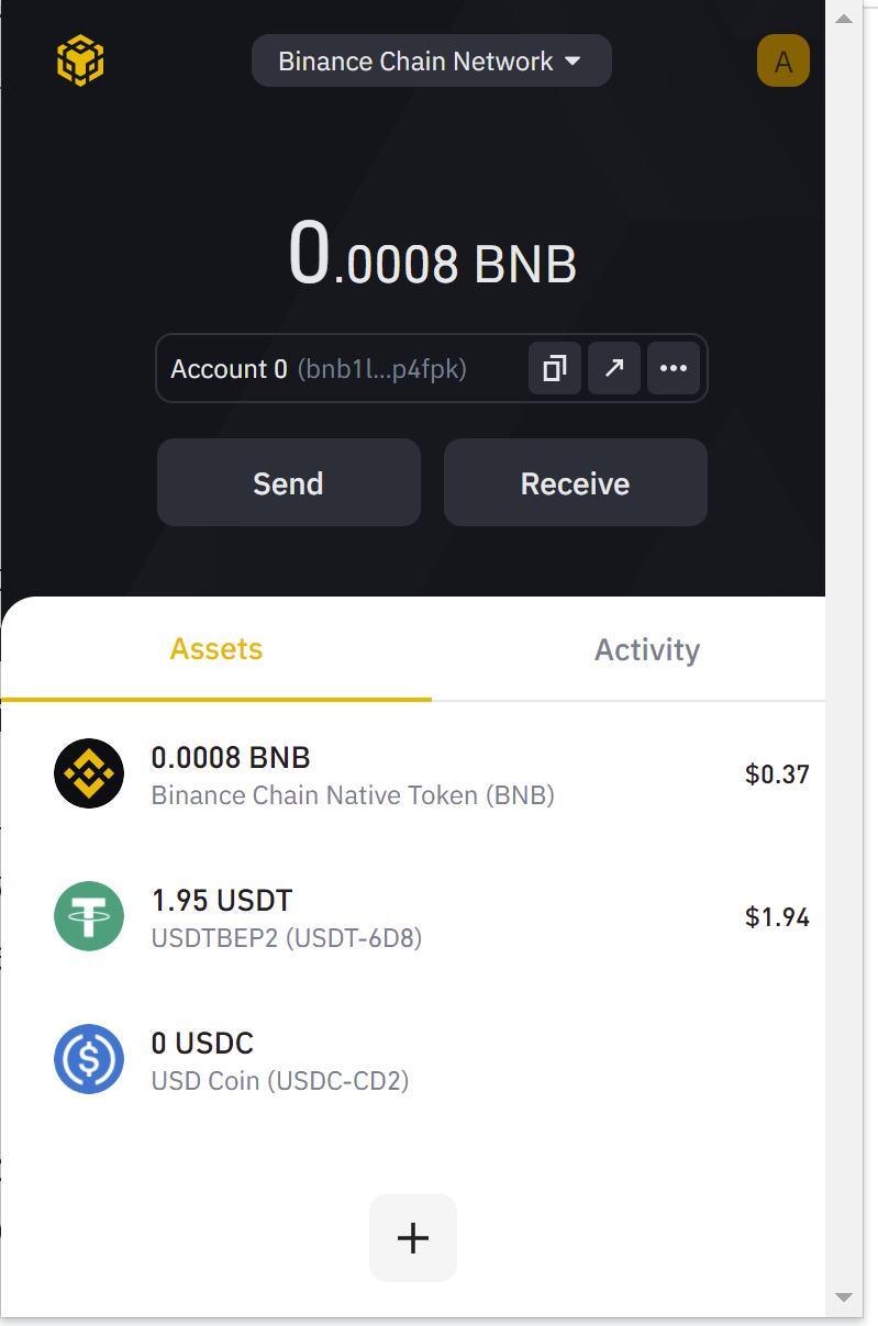 Binance chain wallet browser extension (94) 사진