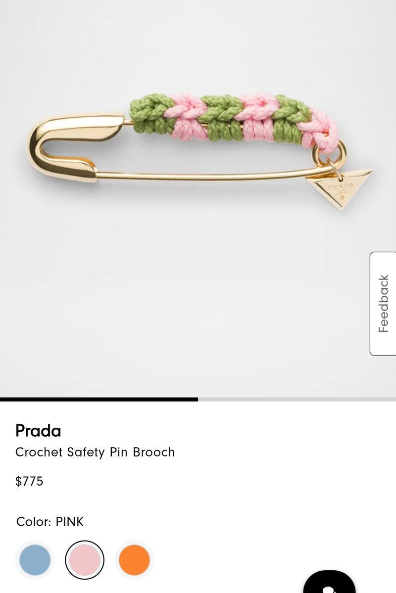 Why Prada's $775 Safety Pin Isn't About the Pin at All: The