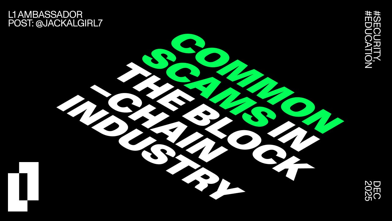 Common Scams in the Blockchain Industry | by LAMINA1 | Medium