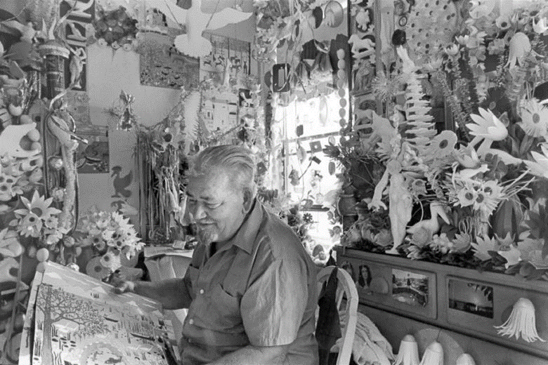 BOZK アート ラグ 古着 コロナチオ VORONACIO ヨーロピアン 絵画 George Voronovsky in Miami Beach: A Guide to the City in the