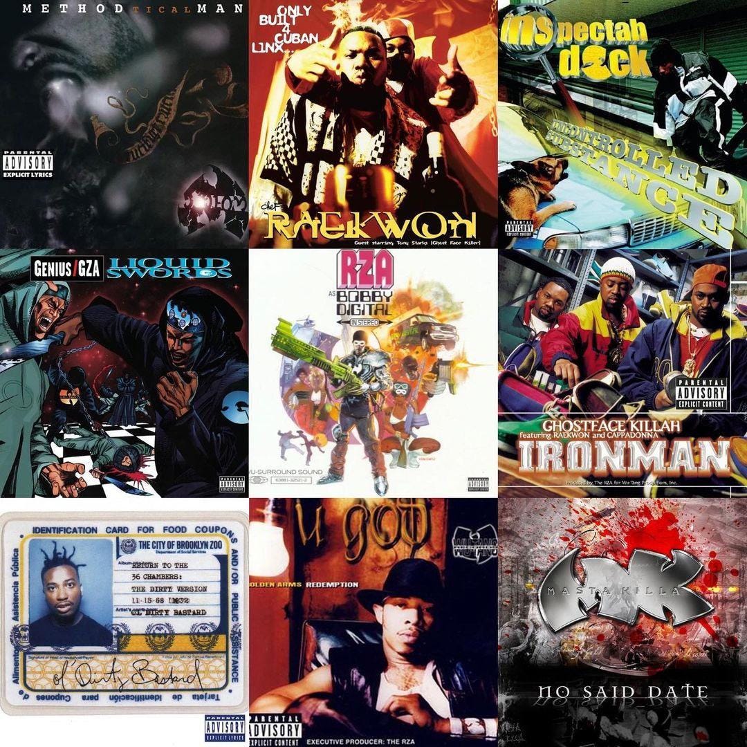 The Top 5 Wu-Tang Clan Solo Albums | by DAR Sports Media | Nov
