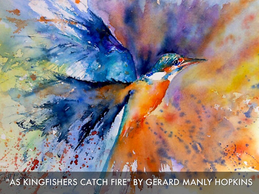 Hopkins, “As Kingfishers Catch Fire” | by Megan O'Mara
