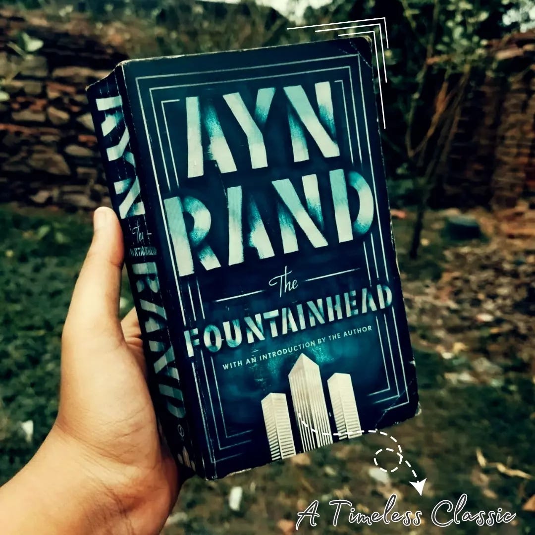 The Fountainhead by ayn rand a timeless classic with the wisdom of courage  is an incredible book… | by Shreya | Medium