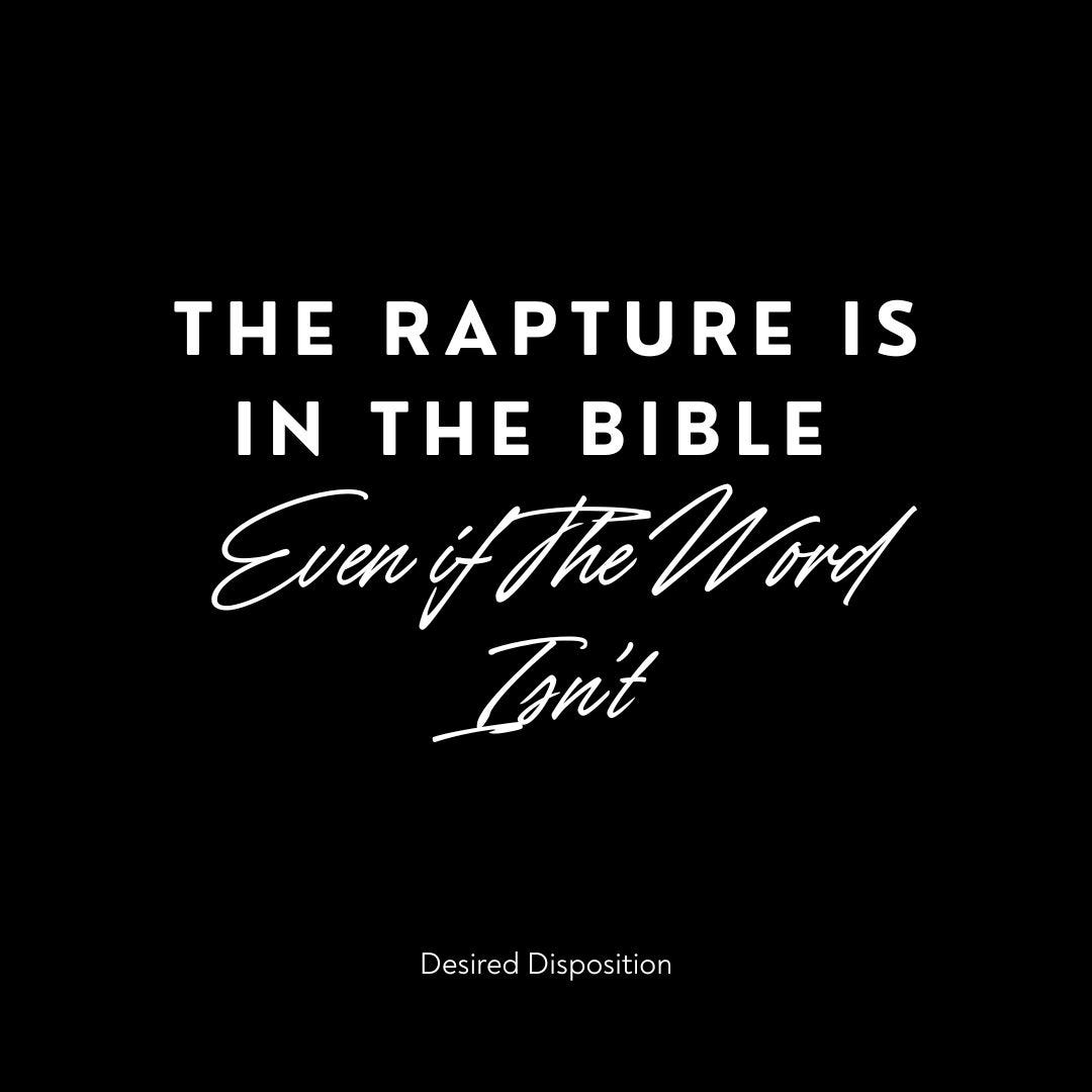 Word Rapturo The Word Rapture In The Bible