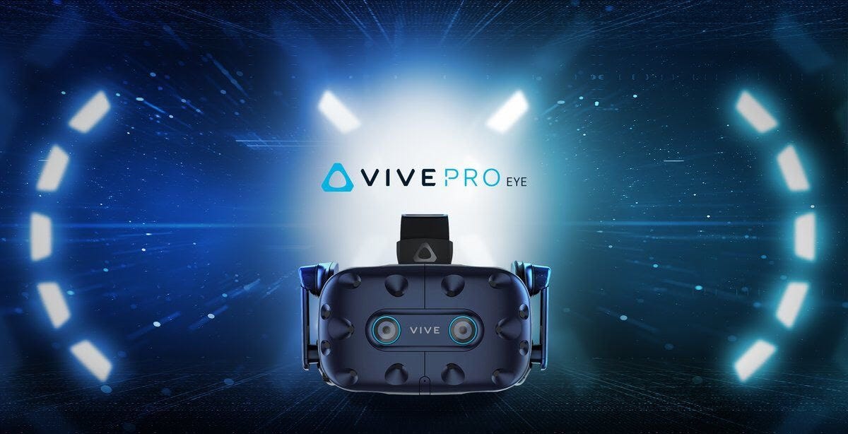 VIVE Pro Eye. This week saw the announcement of two… | by Marco 