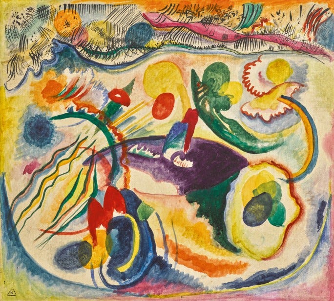 ZUM THEMA JÜNGSTES GERICHT — by Wassily Kandinsky | by Art Dip
