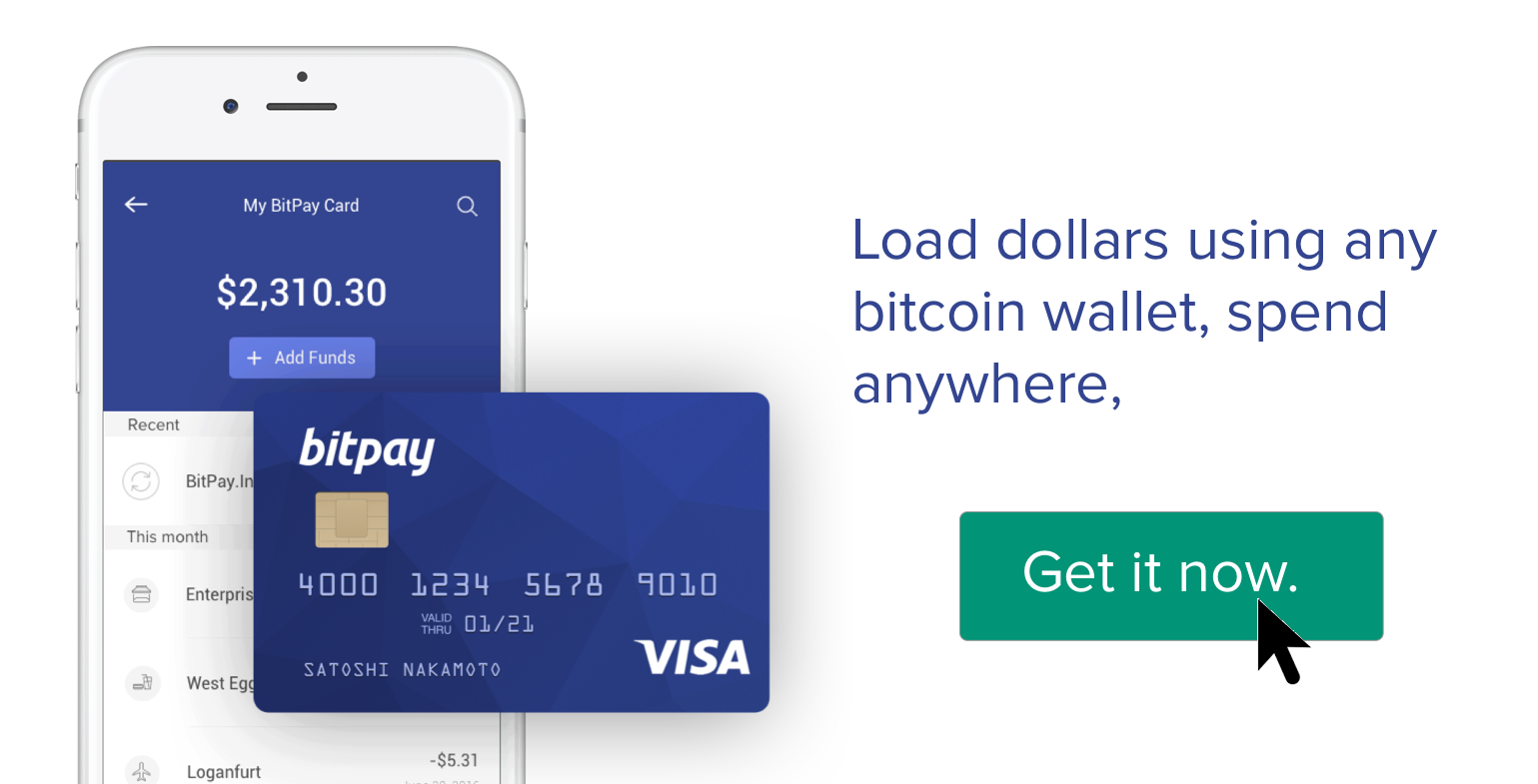 Bitcoin Payments Leader BitPay Releases Prepaid Visa® USD, GBP, and EUR  Debit Cards for Bitcoin Users in New Countries Around the World | by BitPay  | BitPay On Bitcoin | Medium