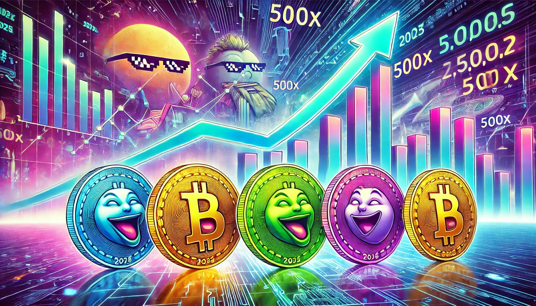 Top 5 Low-Cost Meme Coins Set to Skyrocket 500x by 2025 | Coinmonks