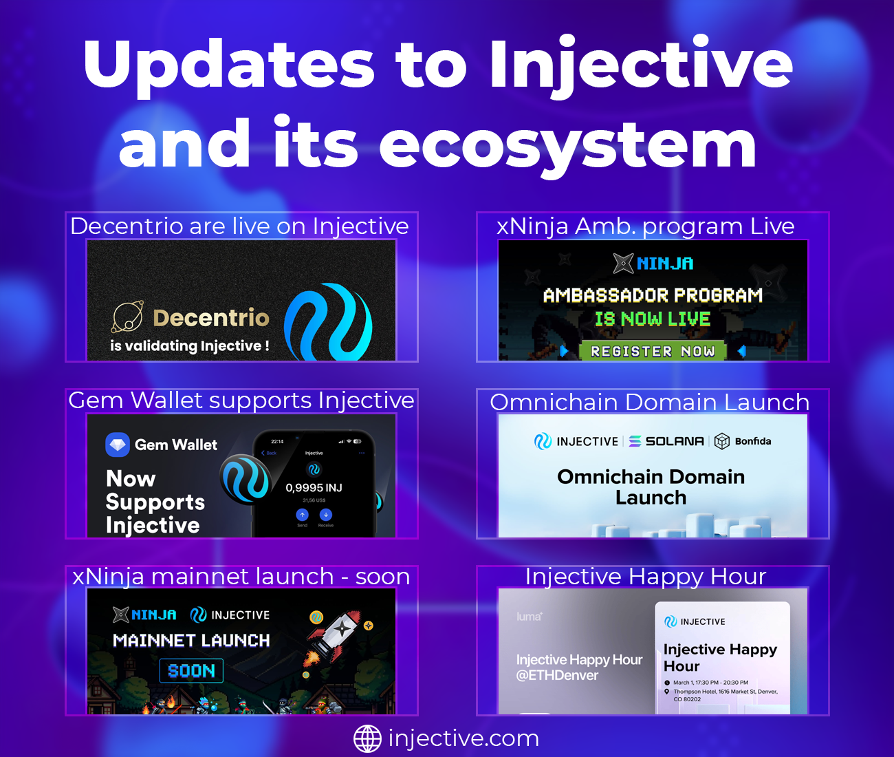 News and updates on Injective and its ecosystem | by sleep | Medium