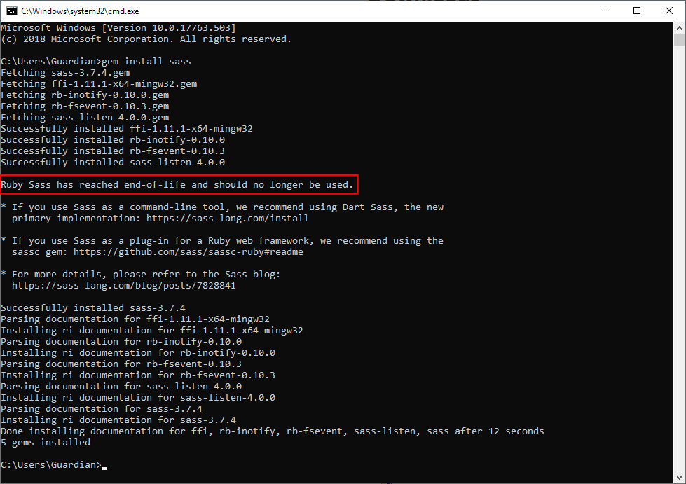 Sass] For Beginners: The Friendliest Guide About INSTALLING and