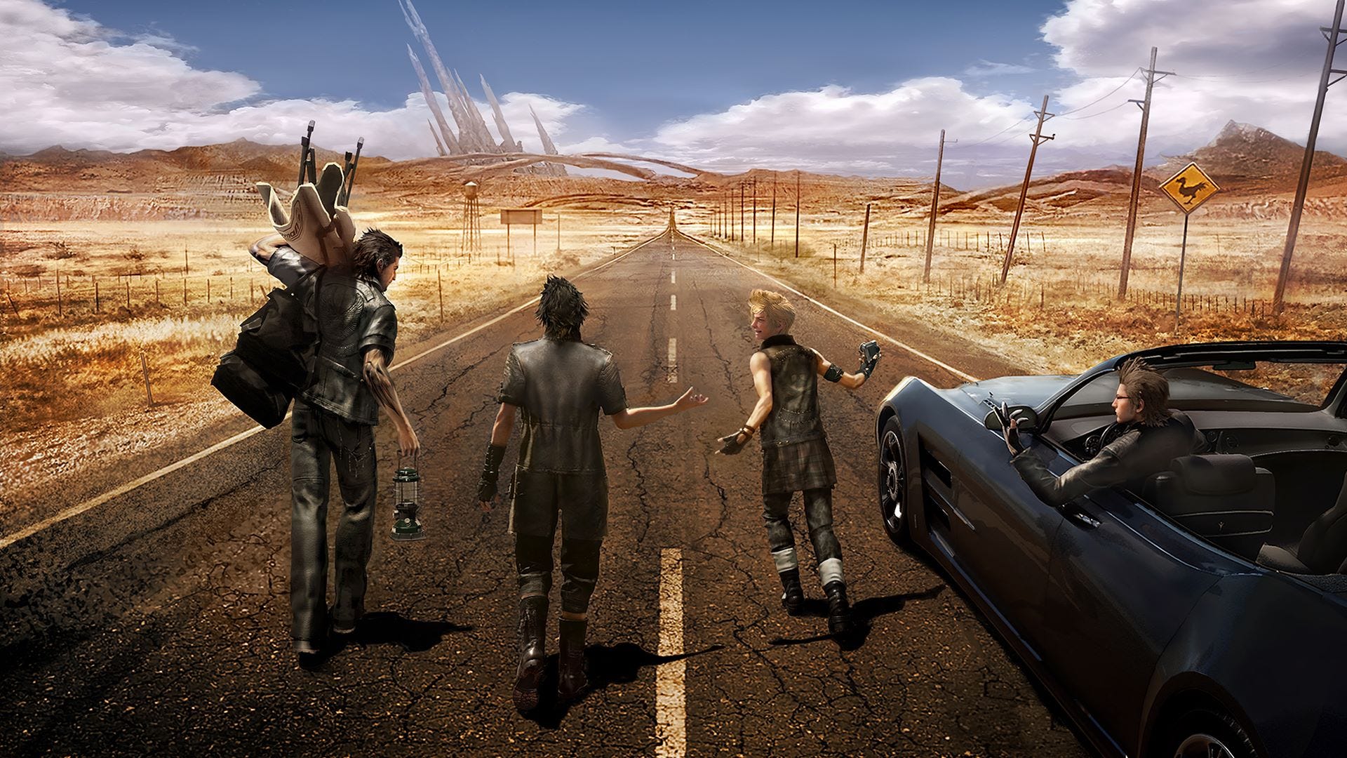 FFXV: A Tale From the Road. Good friends, camping, impressive FFXV: A Tale From the Road. Good friends, camping, impressive