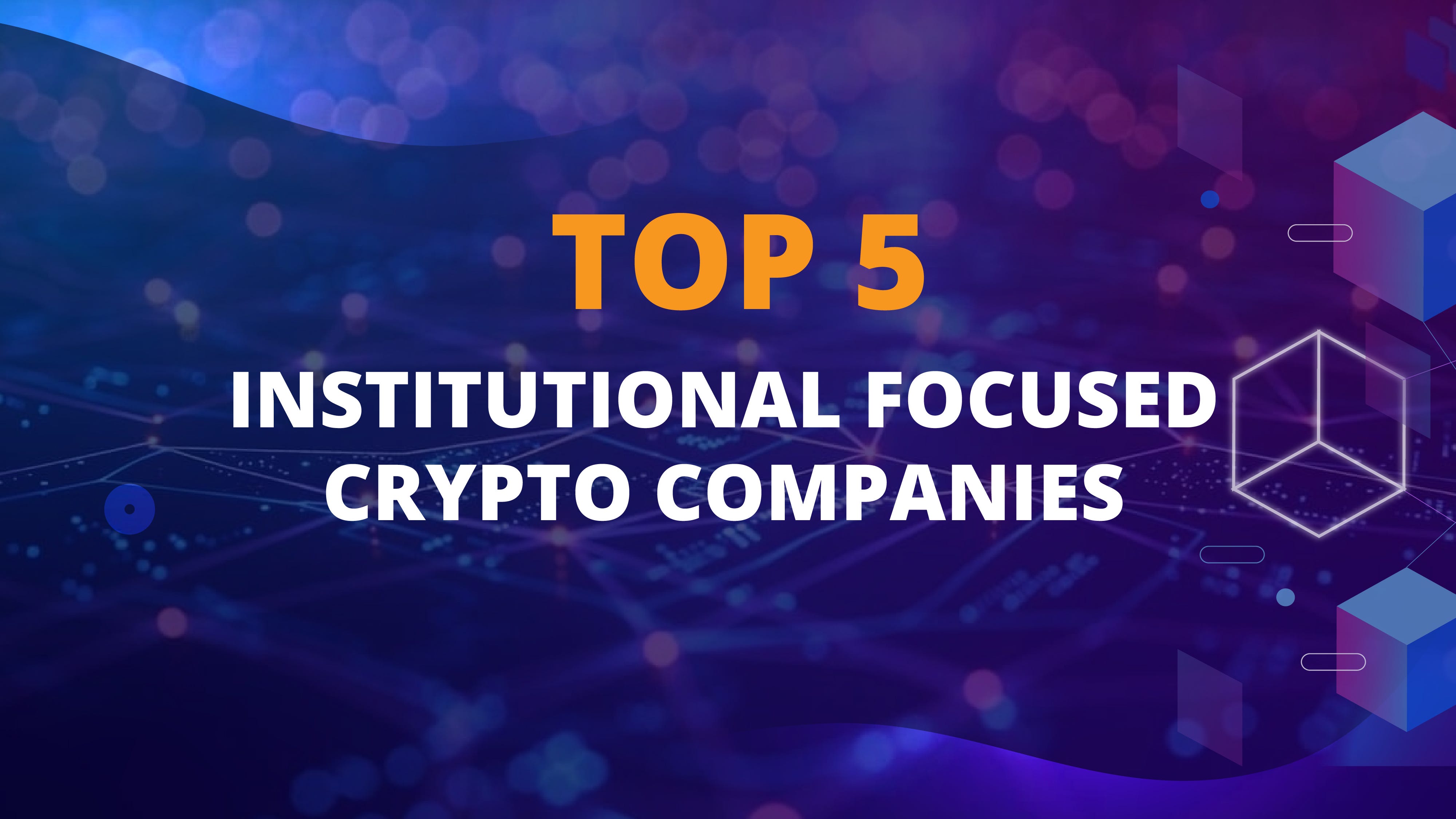 Top 5 Institutional-Focused Crypto Companies | by Slobodzeanb | Satoshi  Club | Medium