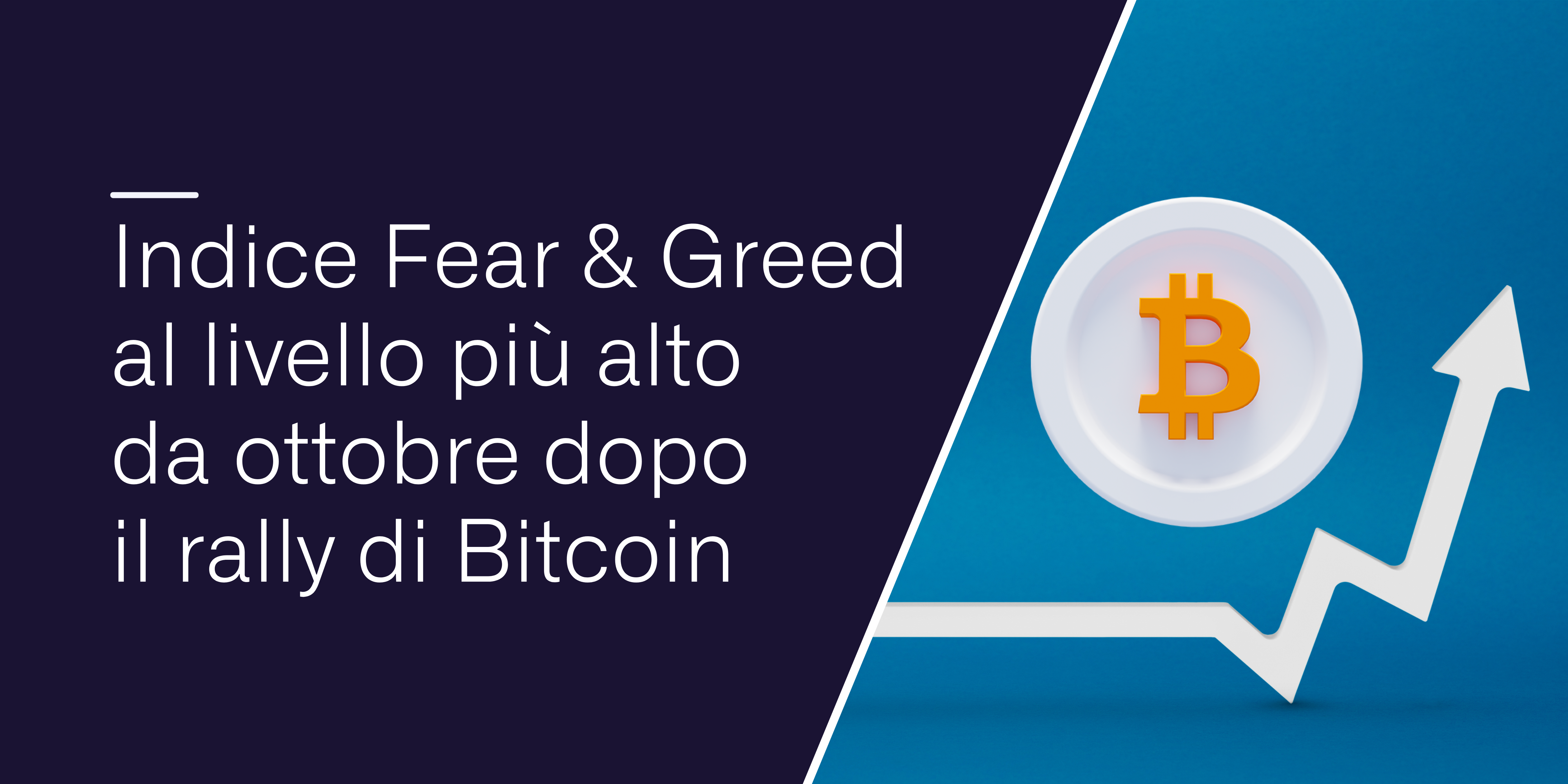 Indice Fear & Greed al livello più alto da ottobre dopo il rally di Bitcoin  | by Conio Team | Jan, 2026 | Conio Blog