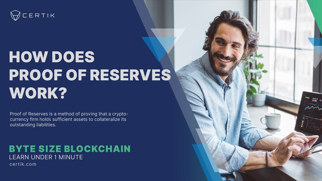 How Does Proof of Reserves Work?. How Does Proof of Reserves Work? | by  CertiK | Medium