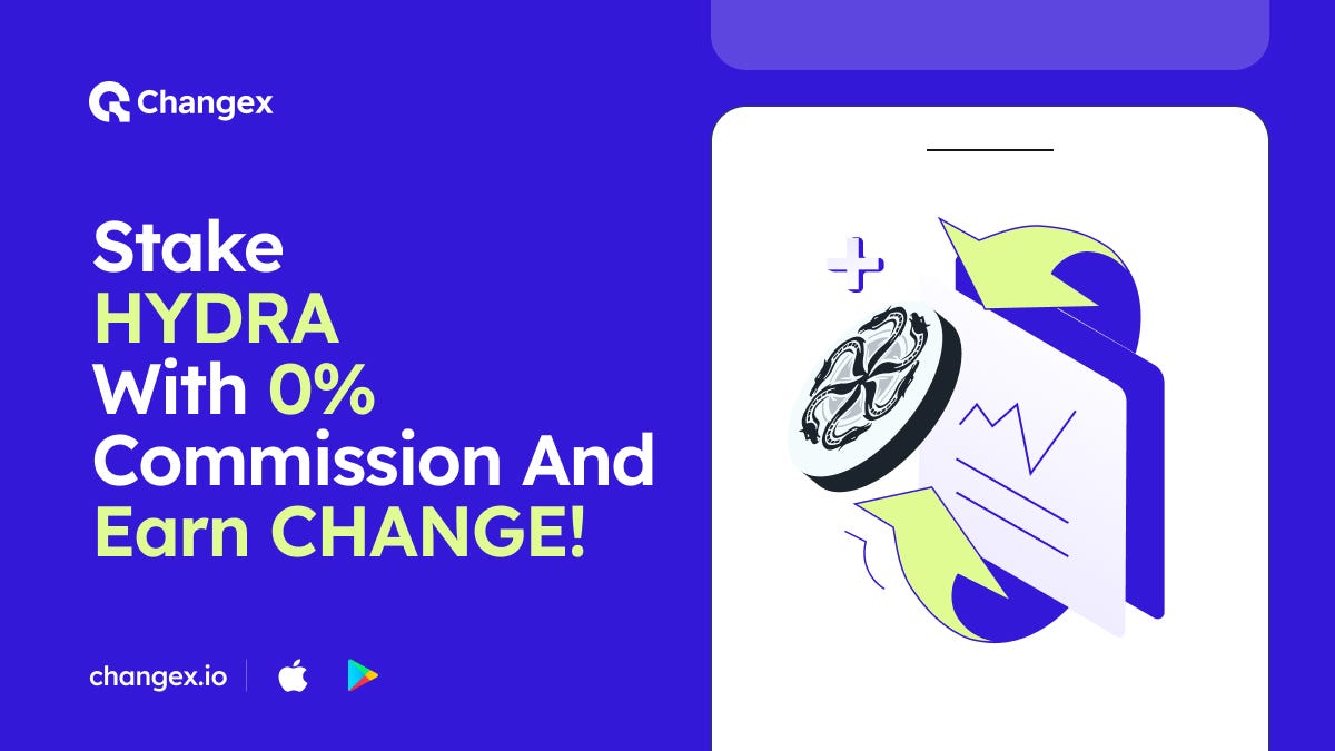 Time flies: Get 100% of your HYDRA staking rewards now! | by Changex |  Medium