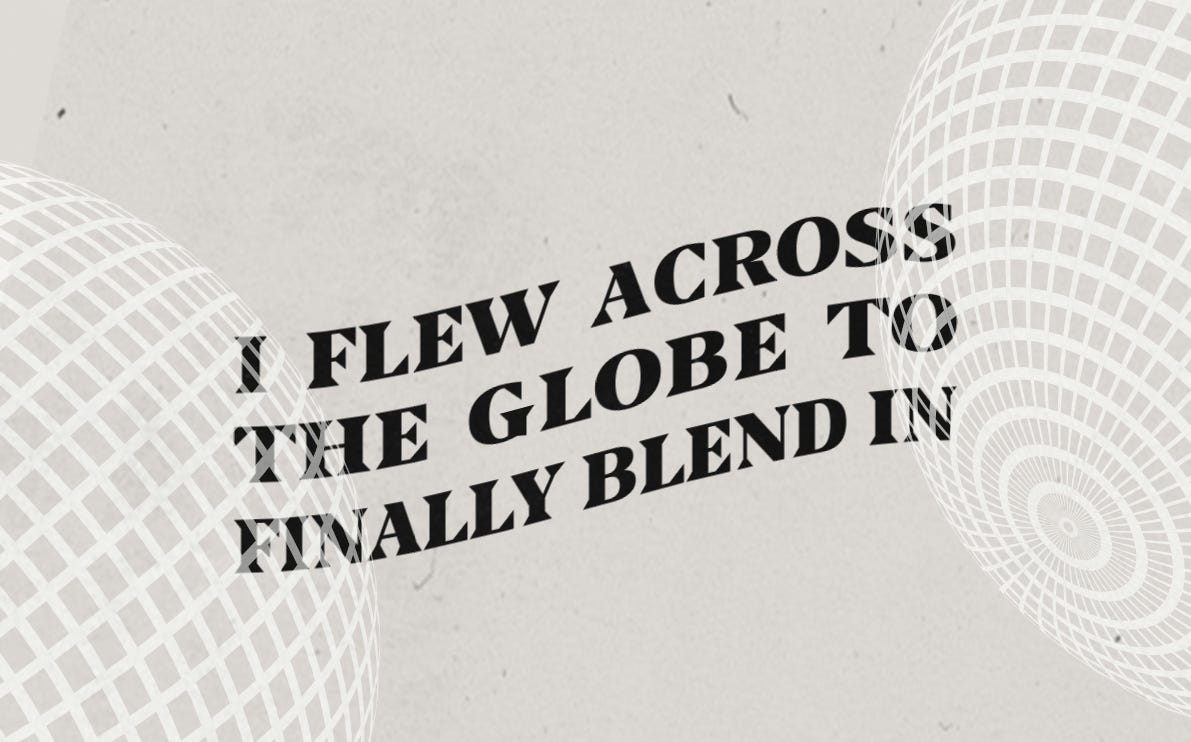 I Flew Across the Globe to Finally Blend in | by Nappy Head Club