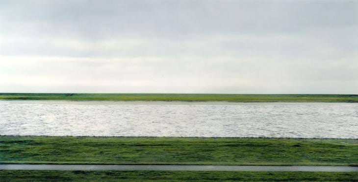 ANDREAS GURSKY サイン入り「ライン 川II」 写真の史上最高額を記録したアンドレアス・グルスキー