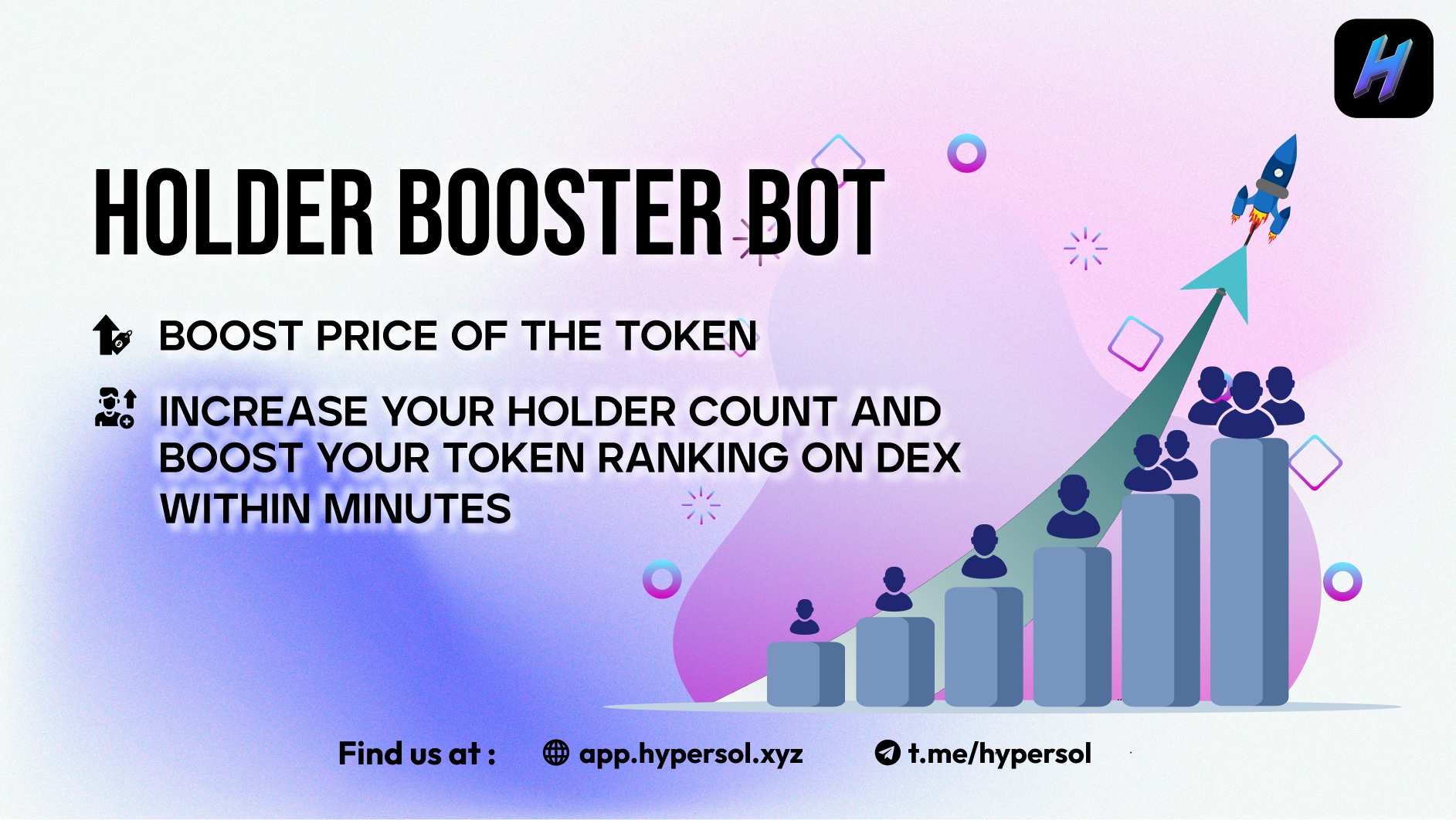 How to Boost Holder Count of a Token on Solana (PumpFun, Moonshot or  Raydium) | by HyperSOL | Medium