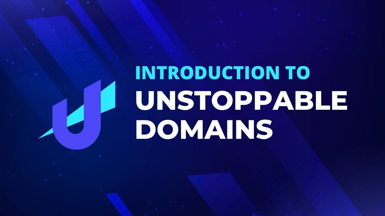 Unstoppable Domains and the importance of claiming your crypto domain: | by  Wise Santos | Medium